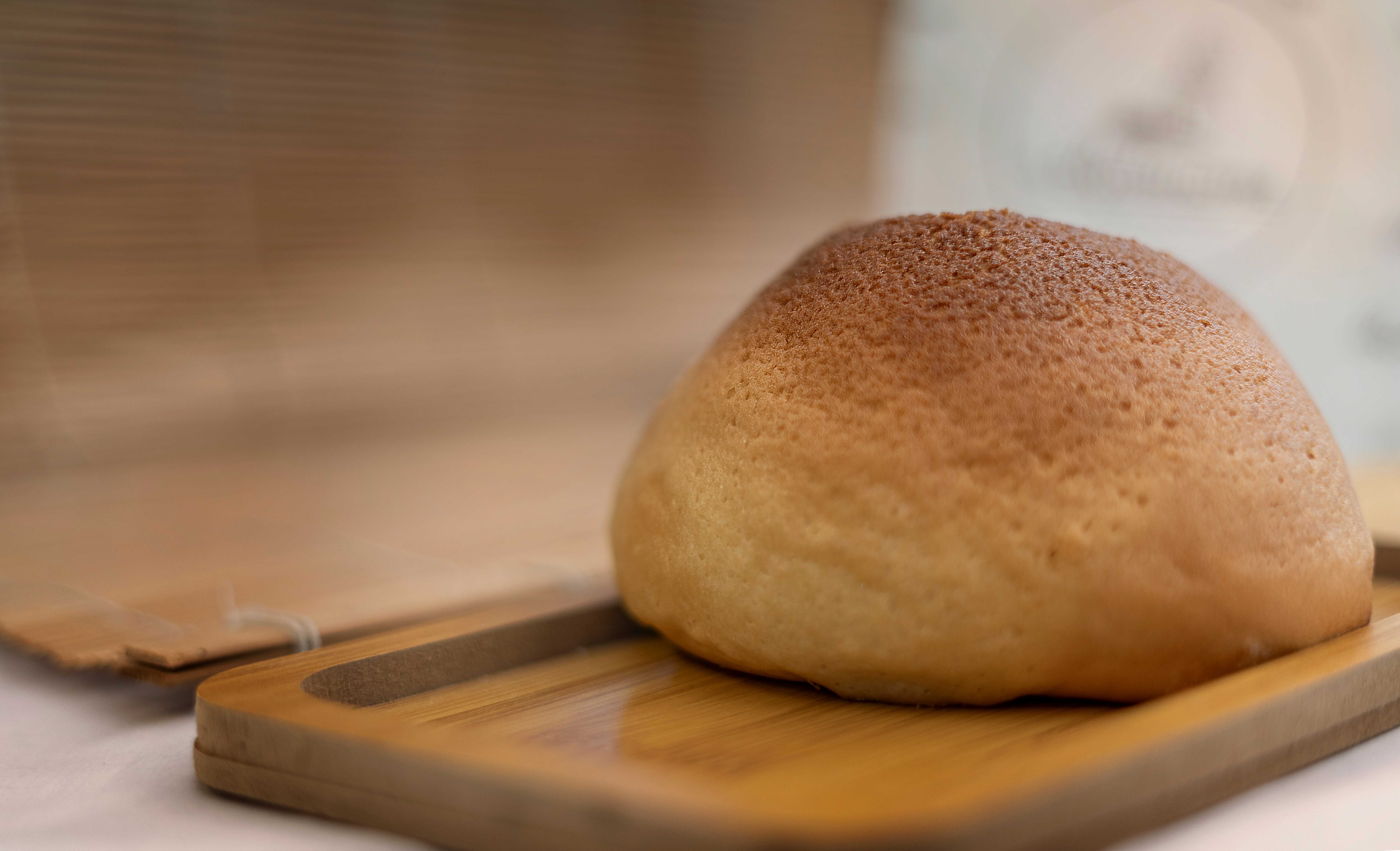 A freshly baked bun